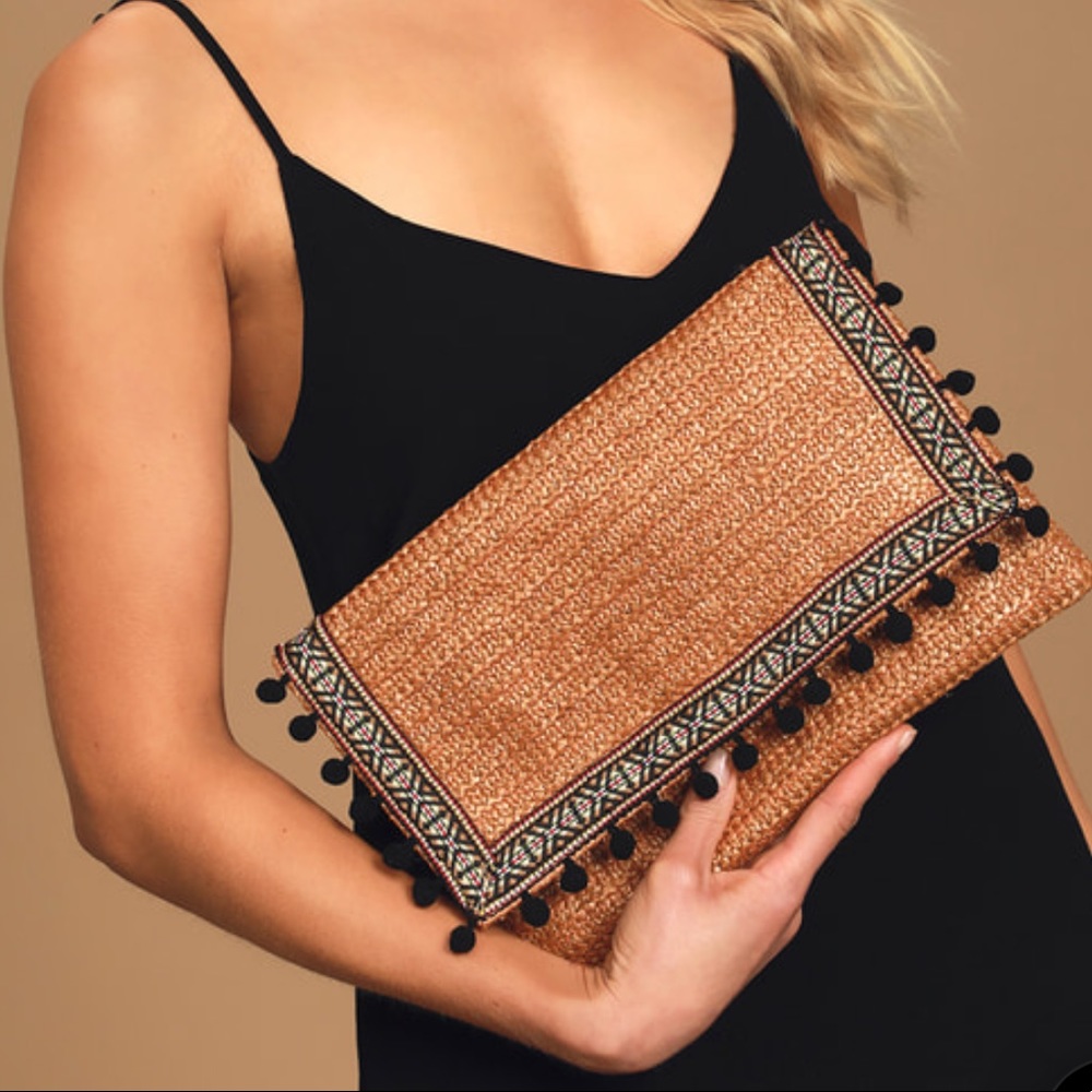 Woven LuLu’s clutch bag